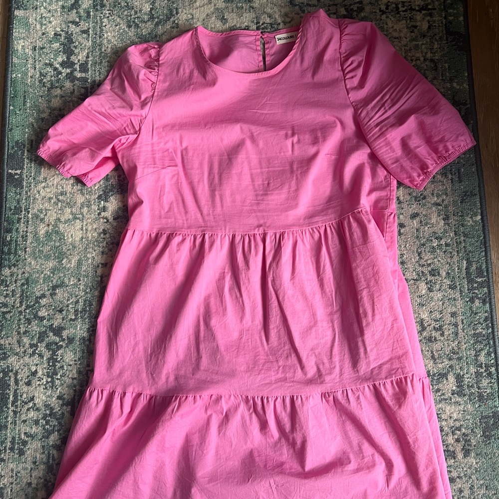 Pink mini dress